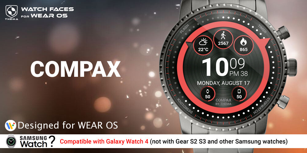 Run android online APK Compax Watch Face from MyAndroid or emulate Compax Watch Face using MyAndroid