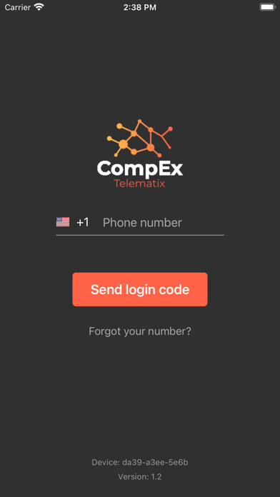 Emulate iPhone app CompEx Telematix using MyAndroid