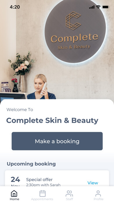 Emulate iPhone app Complete Skin & Beauty using MyAndroid