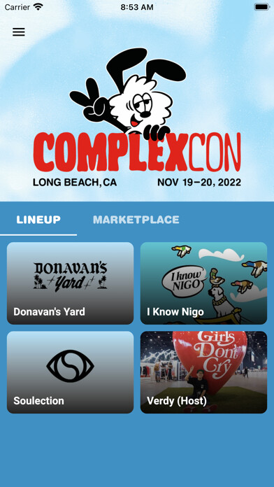 Emulate iPhone app ComplexCon 2022 using MyAndroid Emulate iPhone app ComplexCon 2022 using MyAndroid