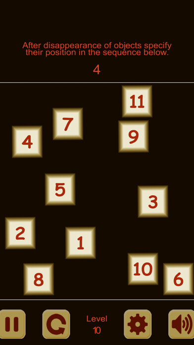 Emulate iPhone app Complex Memory Trainer using MyAndroid