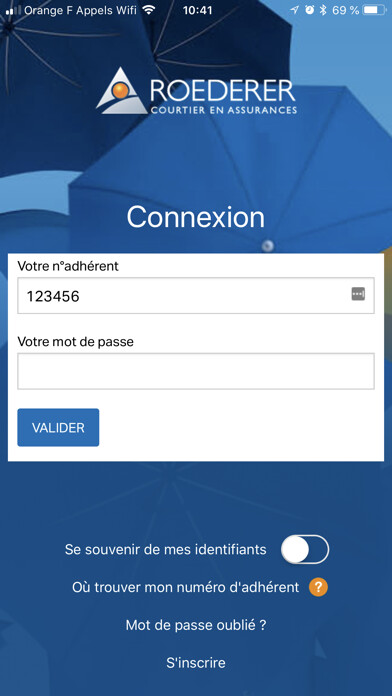 Emulate iPhone app Complémentaire Santé Roederer using MyAndroid Emulate iPhone app Complémentaire Santé Roederer using MyAndroid