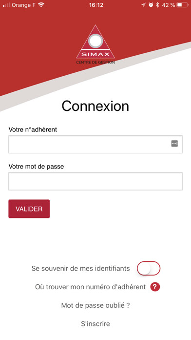 Emulate iPhone app Complémentaire Santé Simax using MyAndroid