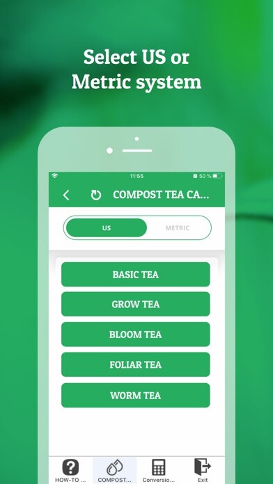Emulate iPhone app Compost Tea Calculator using MyAndroid Emulate iPhone app Compost Tea Calculator using MyAndroid