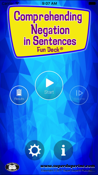 Emulate iPhone app Comprehending Negation in Sentences Super Fun Deck using MyAndroid Emulate iPhone app Comprehending Negation in Sentences Super Fun Deck using MyAndroid