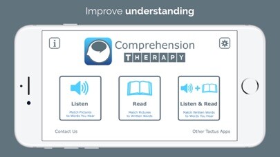 Emulate iPhone app Comprehension Therapy using MyAndroid Emulate iPhone app Comprehension Therapy using MyAndroid