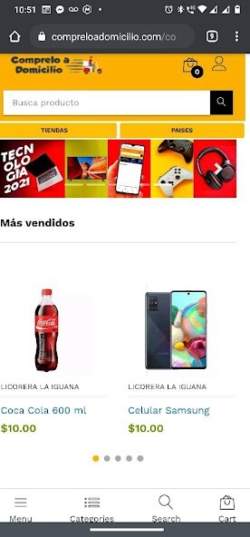 Run android online APK Comprelo a Domicilio from MyAndroid or emulate Comprelo a Domicilio using MyAndroid