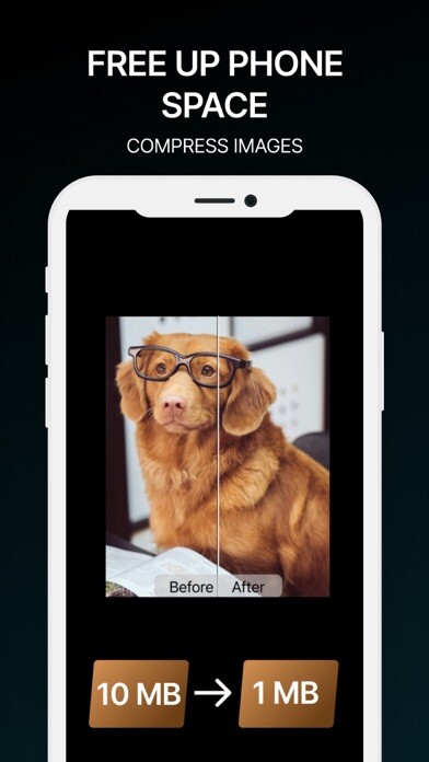 Emulate iPhone app Compressor: Compress Photos using MyAndroid