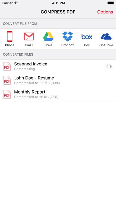 Emulate iPhone app Compress PDF - Make PDF Smaller using MyAndroid Emulate iPhone app Compress PDF - Make PDF Smaller using MyAndroid