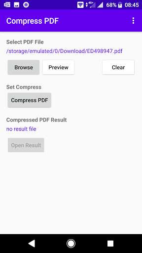 Run android online APK Compress PDF : reduce pdf file size from MyAndroid or emulate Compress PDF : reduce pdf file size using MyAndroid