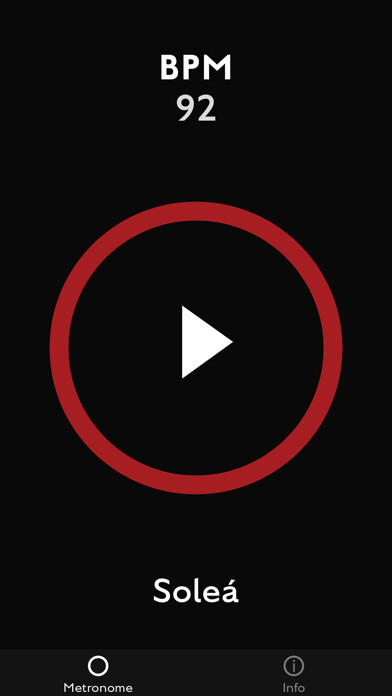 Emulate iPhone app Compás, a flamenco metronome using MyAndroid Emulate iPhone app Compás, a flamenco metronome using MyAndroid