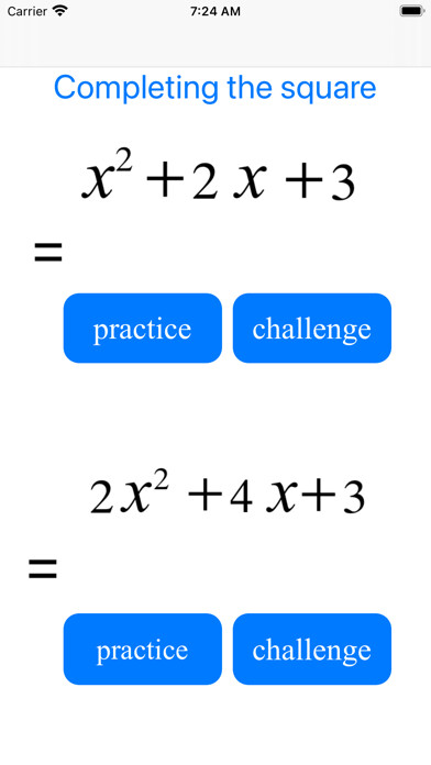 Emulate iPhone app CompSquare(Math Drills) using MyAndroid