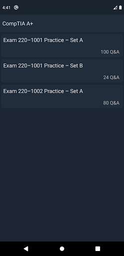 Run android online APK Comp-TIA A+ Q&A from MyAndroid or emulate Comp-TIA A+ Q&A using MyAndroid