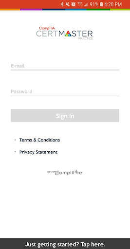 Emulate Android APK CompTIA CertMaster Practice (Companion App)