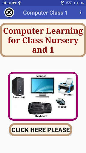 Run android online APK Computer Class 1 from MyAndroid or emulate Computer Class 1 using MyAndroid