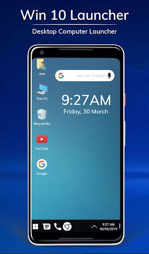 Run android online APK Computer Launcher for Win 10 from MyAndroid or emulate Computer Launcher for Win 10 using MyAndroid