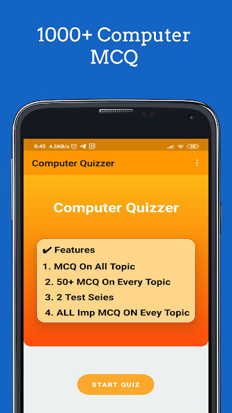 Run android online APK Computer MCQ Test In Marathi from MyAndroid or emulate Computer MCQ Test In Marathi using MyAndroid