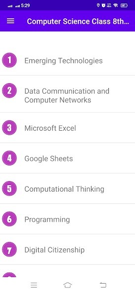 Run android online APK Computer Science Class 8th SNC from MyAndroid or emulate Computer Science Class 8th SNC using MyAndroid