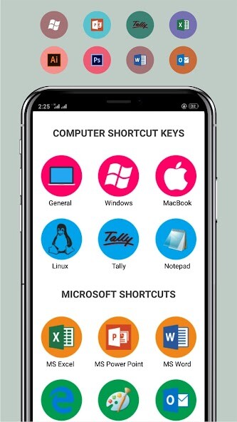 Run android online APK Computer Shortcut Keys : All Shortcut Keys from MyAndroid or emulate Computer Shortcut Keys : All Shortcut Keys using MyAndroid