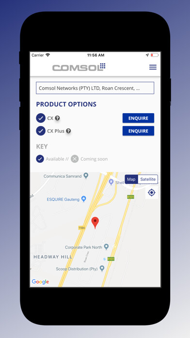Emulate iPhone app Comsol Coverage using MyAndroid Emulate iPhone app Comsol Coverage using MyAndroid
