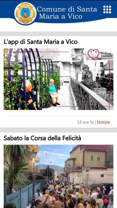 Emulate iPhone app Comune di Santa Maria a Vico using MyAndroid Emulate iPhone app Comune di Santa Maria a Vico using MyAndroid