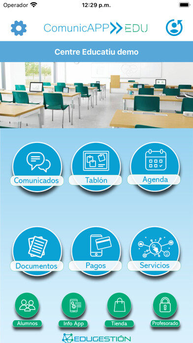 Emulate iPhone app ComunicAPP Edu using MyAndroid Emulate iPhone app ComunicAPP Edu using MyAndroid