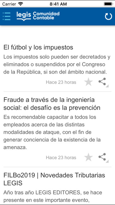 Emulate iPhone app Comunidad Contable using MyAndroid Emulate iPhone app Comunidad Contable using MyAndroid