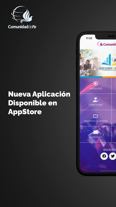 Emulate iPhone app Comunidad de Fe Global using MyAndroid Emulate iPhone app Comunidad de Fe Global using MyAndroid
