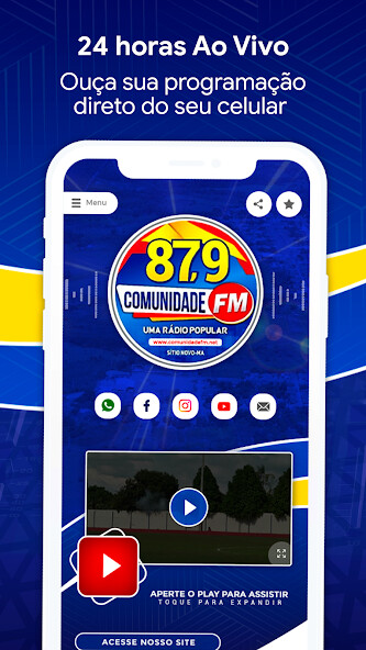 Run android online APK COMUNIDADE FM from MyAndroid or emulate COMUNIDADE FM using MyAndroid