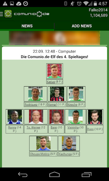Emulate iPhone app Comunio using MyAndroid Emulate iPhone app Comunio using MyAndroid