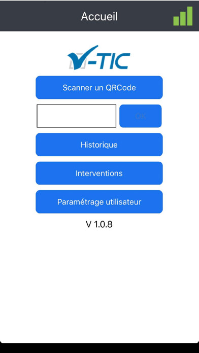 Emulate iPhone app com.vtic.recherche using MyAndroid