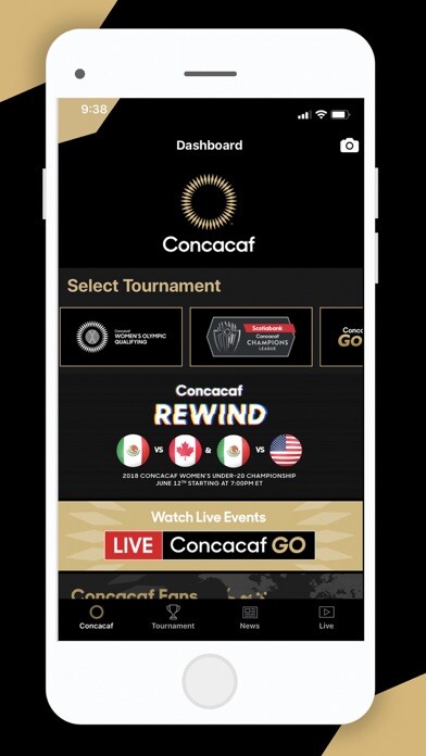 Run android online APK CONCACAF Official App from MyAndroid or emulate CONCACAF Official App using MyAndroid
