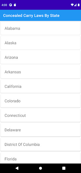 Run android online APK Concealed Carry Weapon Laws from MyAndroid or emulate Concealed Carry Weapon Laws using MyAndroid Run android online APK Concealed Carry Weapon Laws from MyAndroid or emulate Concealed Carry Weapon Laws using MyAndroid