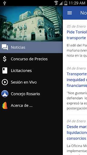 Run android online APK Concejo Rosario from MyAndroid or emulate Concejo Rosario using MyAndroid