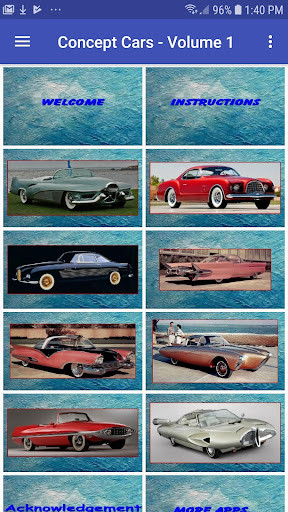 Run android online APK Concept Cars - Volume 1 from MyAndroid or emulate Concept Cars - Volume 1 using MyAndroid