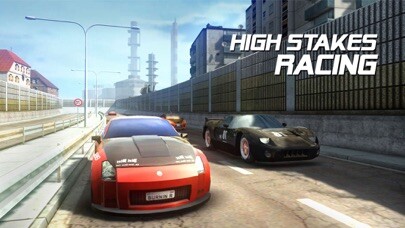 Emulate iPhone app Concept Drift Highway Rally Racing Free using MyAndroid