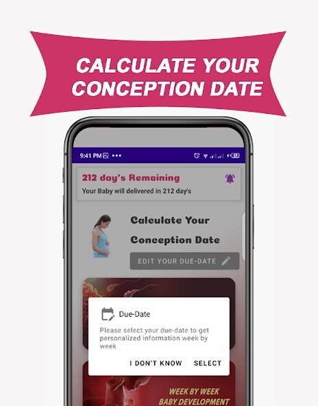 Run android online APK Conception Date Calculator App from MyAndroid or emulate Conception Date Calculator App using MyAndroid