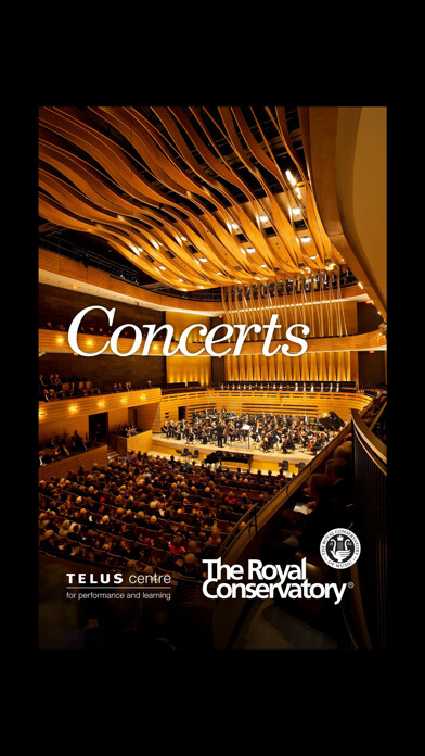 Emulate iPhone app Concerts at Koerner Hall using MyAndroid