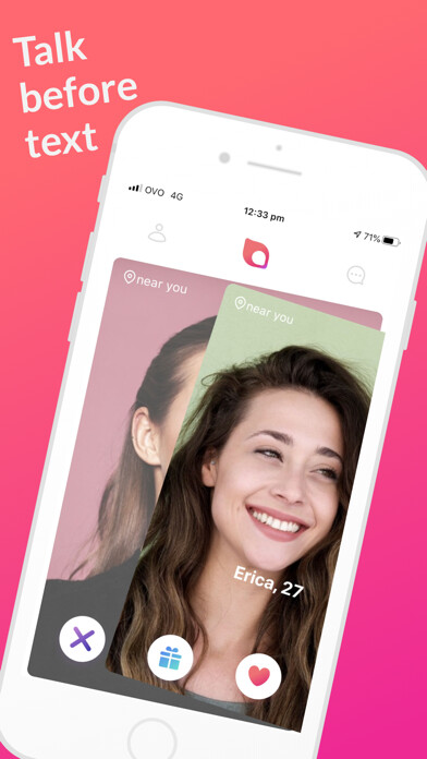 Emulate iPhone app Concha - Audio Date. Find Love using MyAndroid