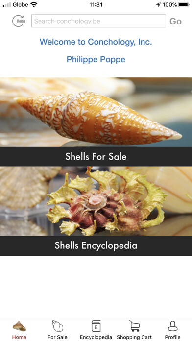 Emulate iPhone app Conchology using MyAndroid Emulate iPhone app Conchology using MyAndroid