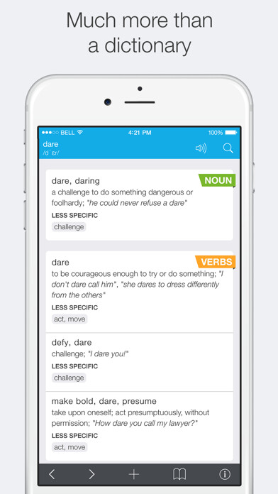 Emulate iPhone app Concise English Dictionary HD using MyAndroid Emulate iPhone app Concise English Dictionary HD using MyAndroid