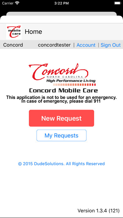 Emulate iPhone app Concord Mobile Care using MyAndroid Emulate iPhone app Concord Mobile Care using MyAndroid
