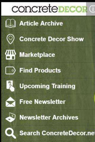 Run android online APK Concrete Decor Magazine from MyAndroid or emulate Concrete Decor Magazine using MyAndroid Run android online APK Concrete Decor Magazine from MyAndroid or emulate Concrete Decor Magazine using MyAndroid