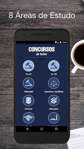 Run android online APK Concursos de Bolso from MyAndroid or emulate Concursos de Bolso using MyAndroid