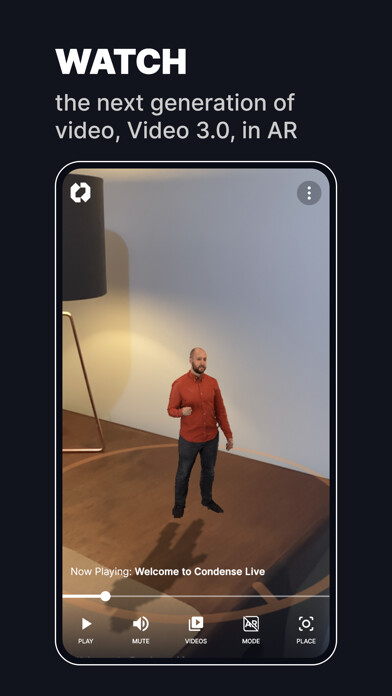 Emulate iPhone app Condense Live AR using MyAndroid