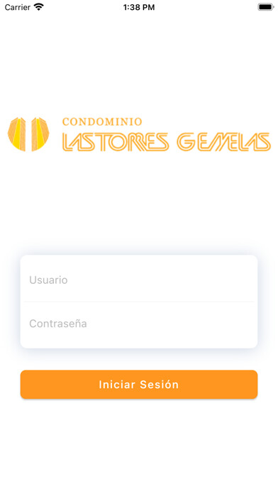 Emulate iPhone app Condominio Las Torres using MyAndroid