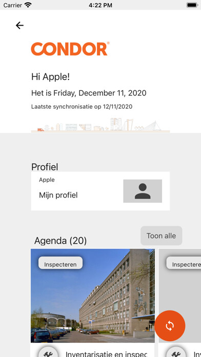 Emulate iPhone app Condor Inspector using MyAndroid
