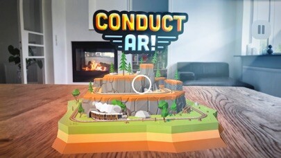 Emulate iPhone app Conduct AR! - Train Action using MyAndroid