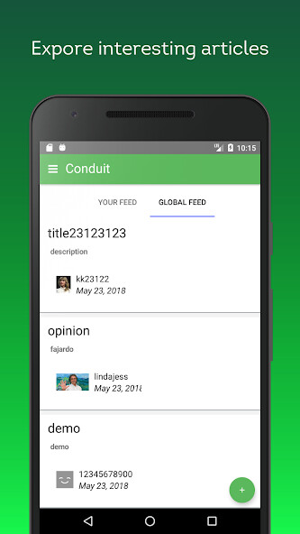 Run android online APK Conduit - A NativeScript RealWorld Example App from MyAndroid or emulate Conduit - A NativeScript RealWorld Example App using MyAndroid Run android online APK Conduit - A NativeScript RealWorld Example App from MyAndroid or emulate Conduit - A NativeScript RealWorld Example App using MyAndroid