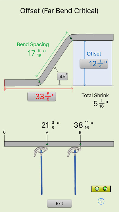 Emulate iPhone app Conduit Bender Elite - Calc using MyAndroid